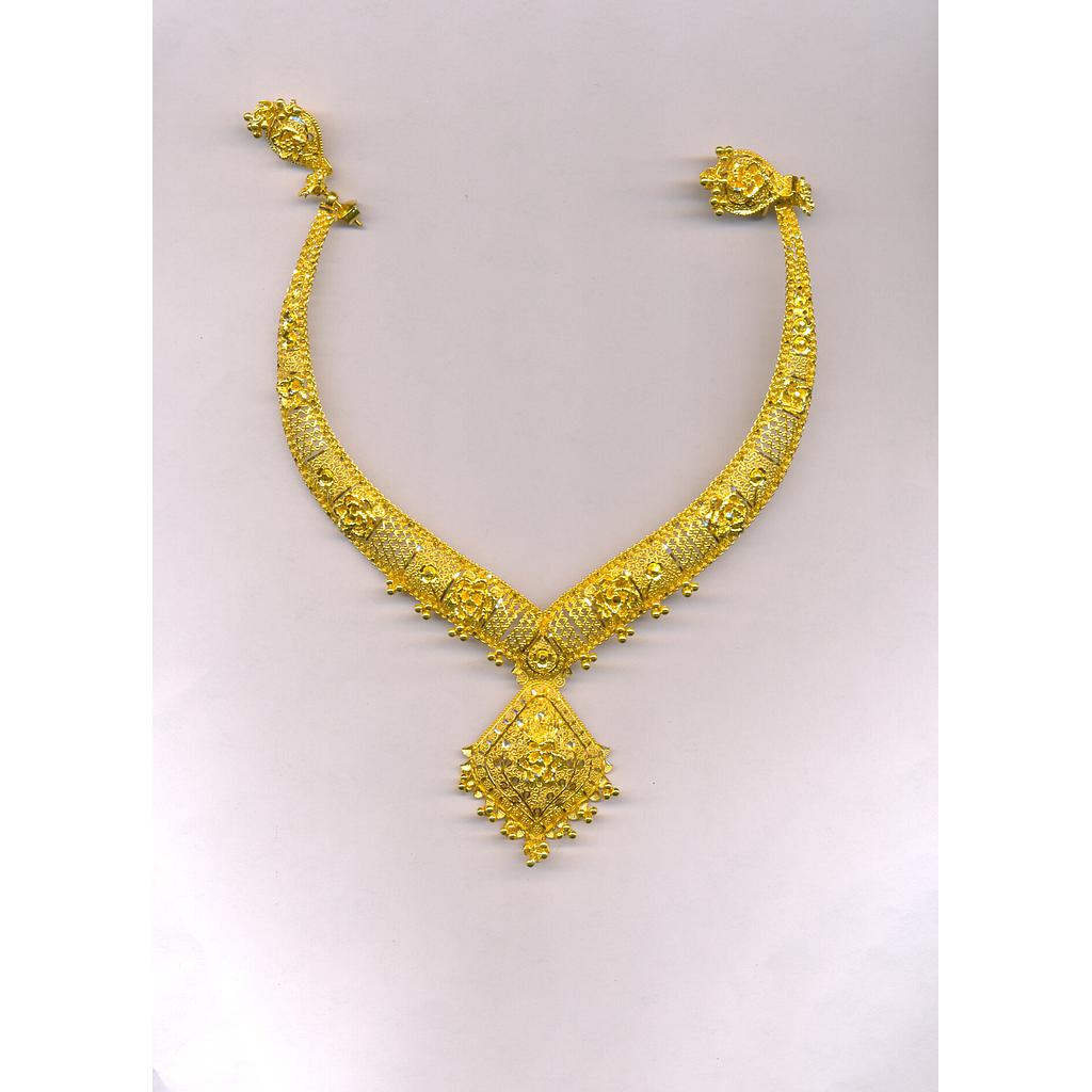 GOLD HALF SET ROUND PLAIN FANCY