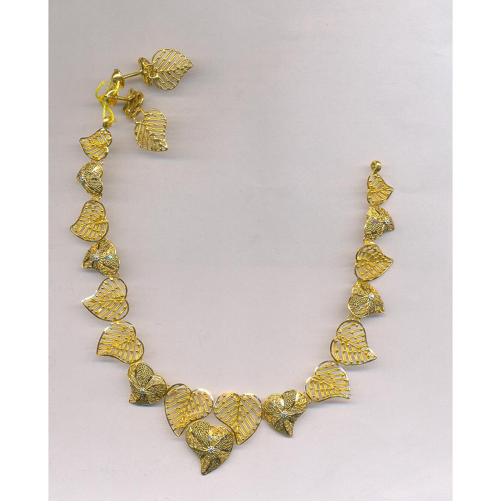 GOLD HALF SET ROUND PLAIN FANCY