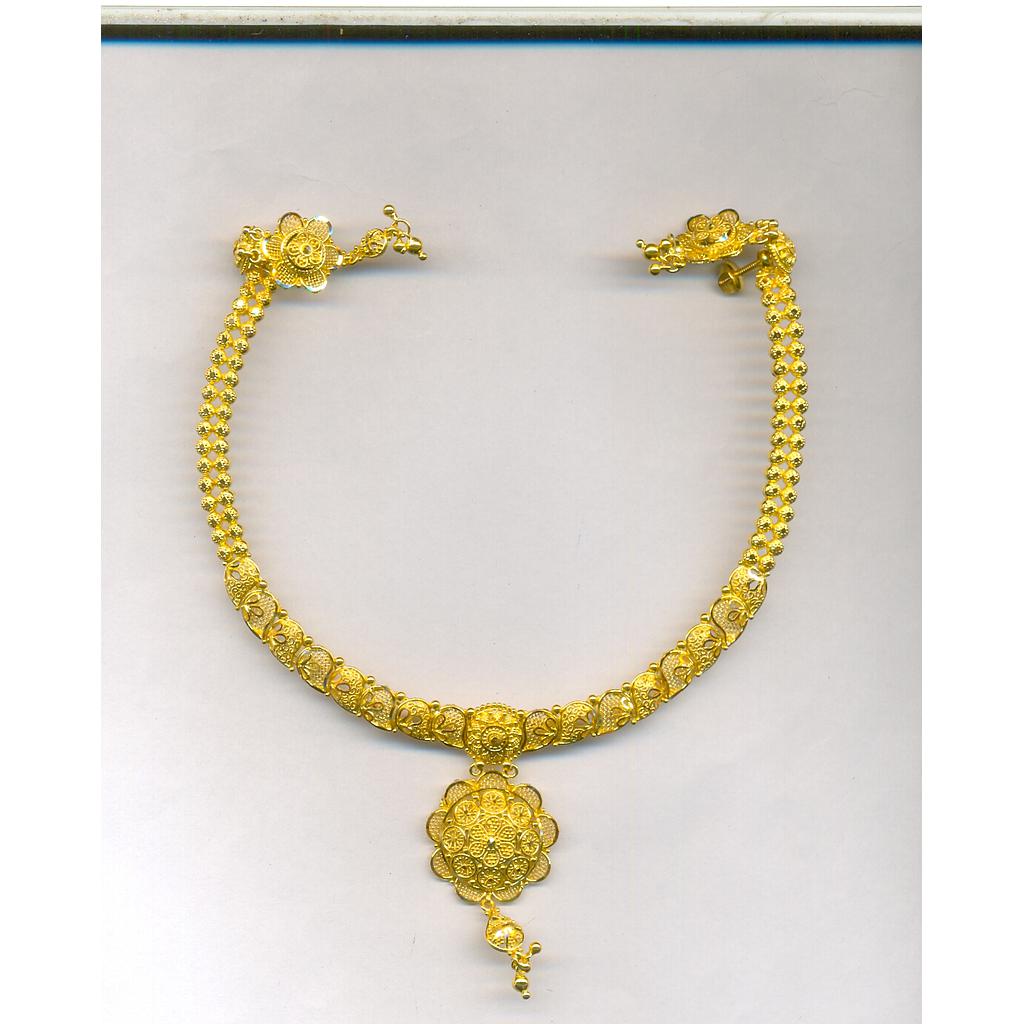GOLD HALF SET ROUND PLAIN FANCY