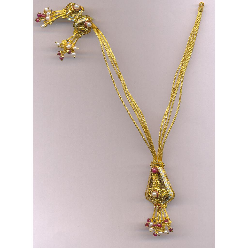 GOLD HALF SET ROUND PLAIN FANCY