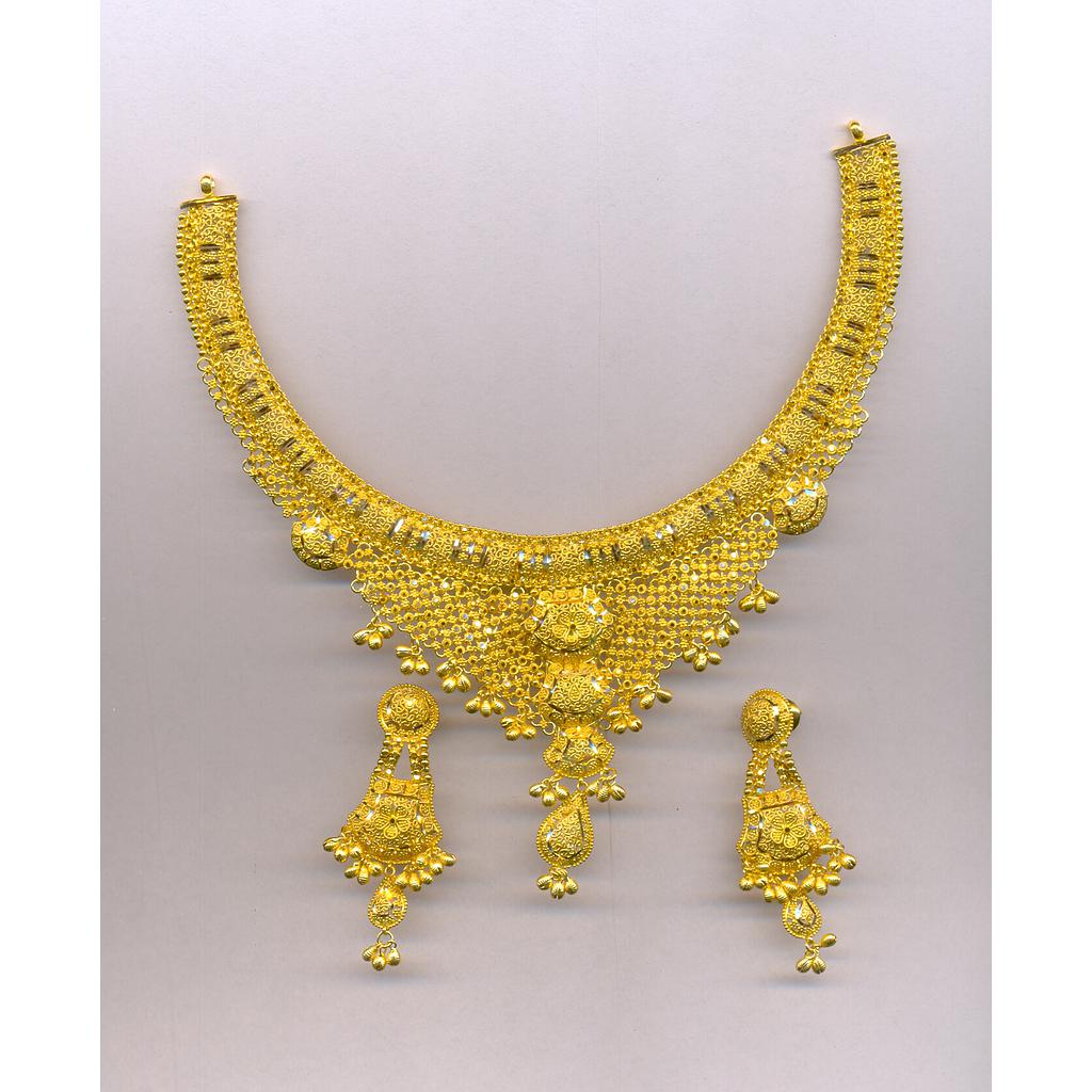 GOLD HALF SET ROUND PLAIN FANCY