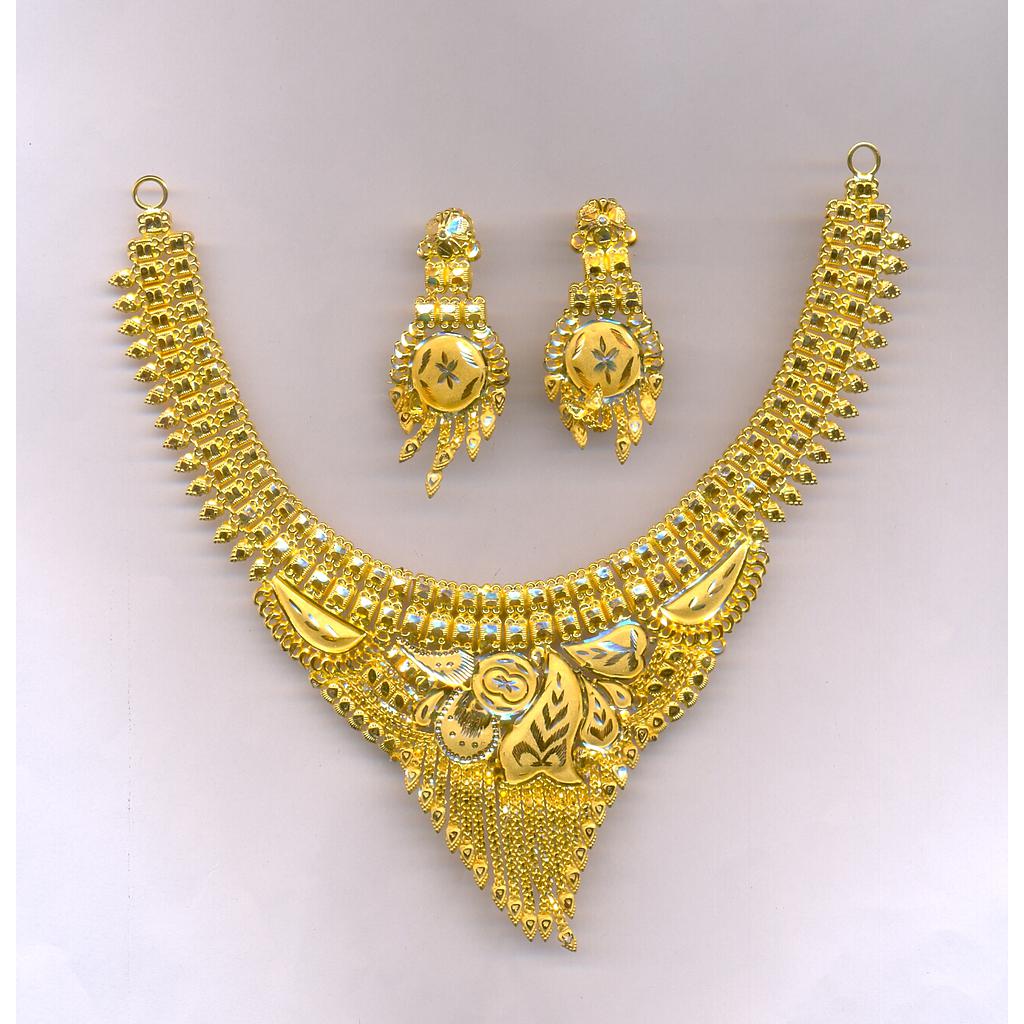 GOLD HALF SET ROUND PLAIN FANCY