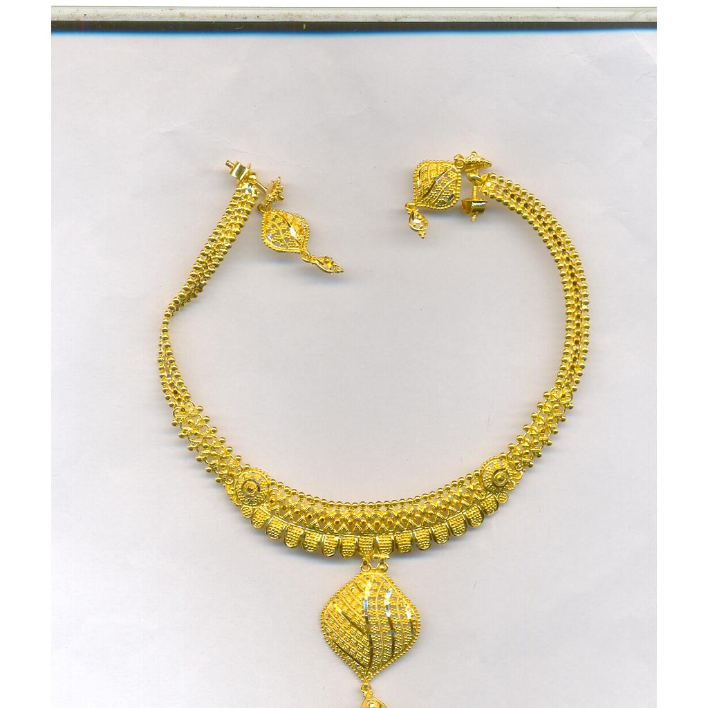 GOLD HALF SET ROUND PLAIN FANCY