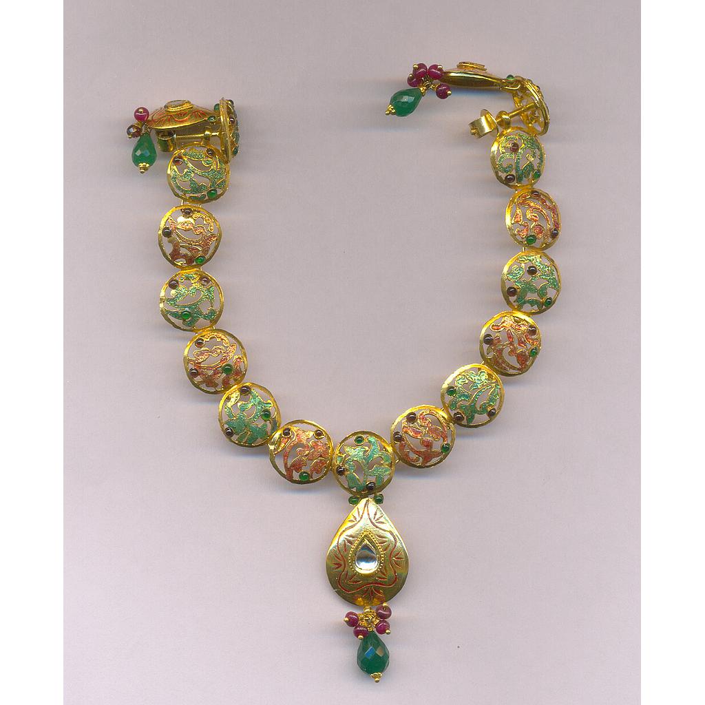 GOLD HALF SET ROUND PLAIN FANCY