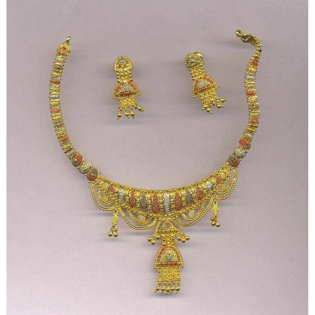 GOLD HALF SET ROUND PLAIN FANCY