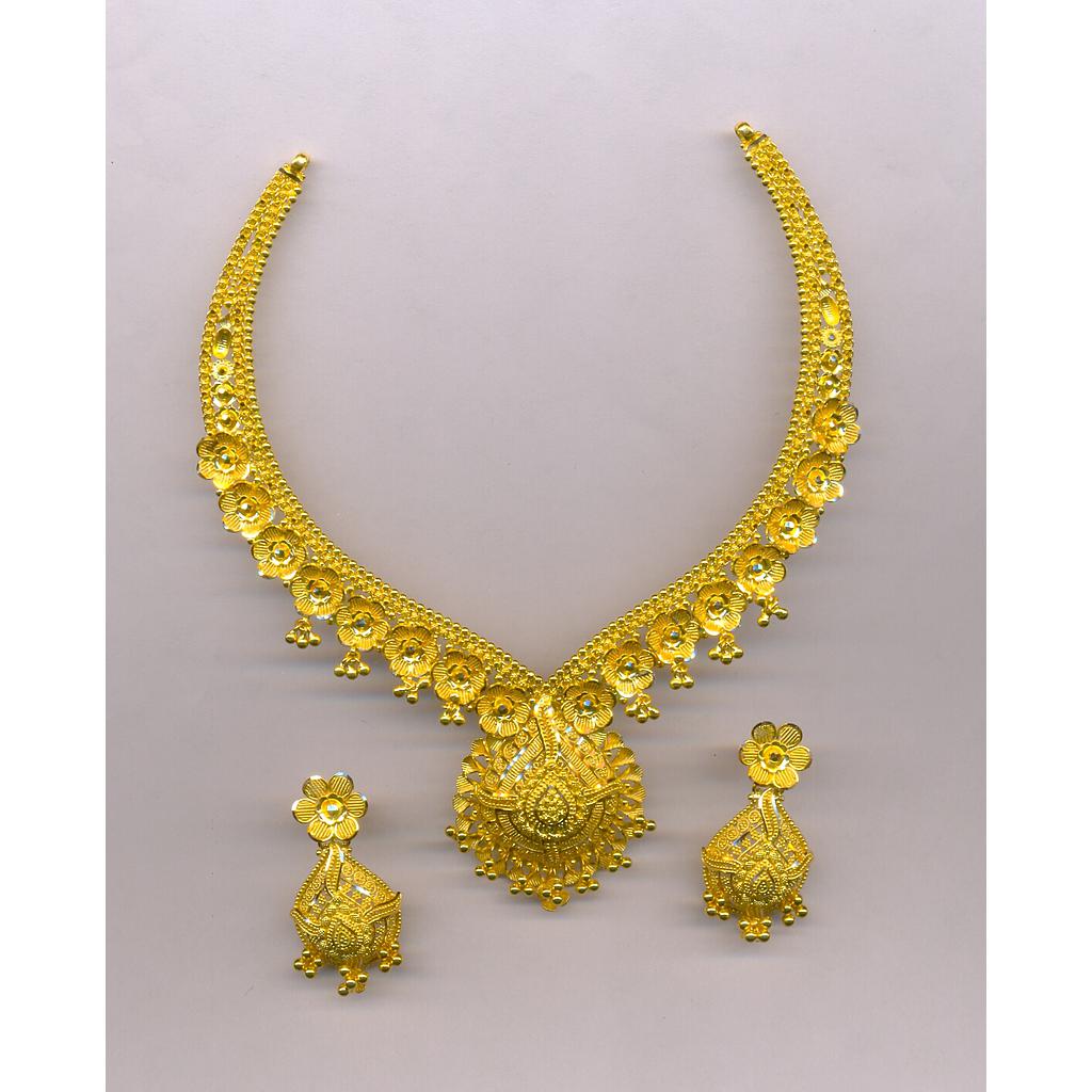 GOLD HALF SET ROUND PLAIN FANCY