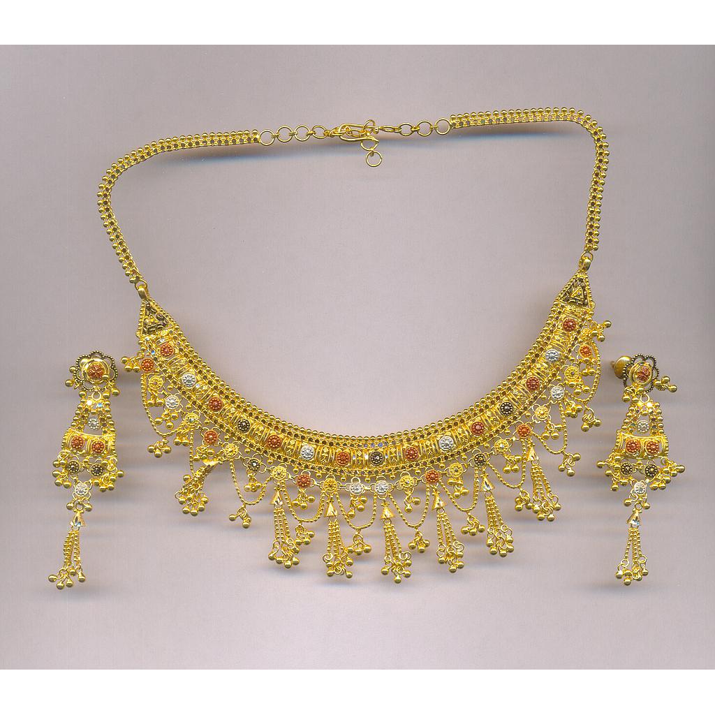GOLD HALF SET ROUND PLAIN FANCY