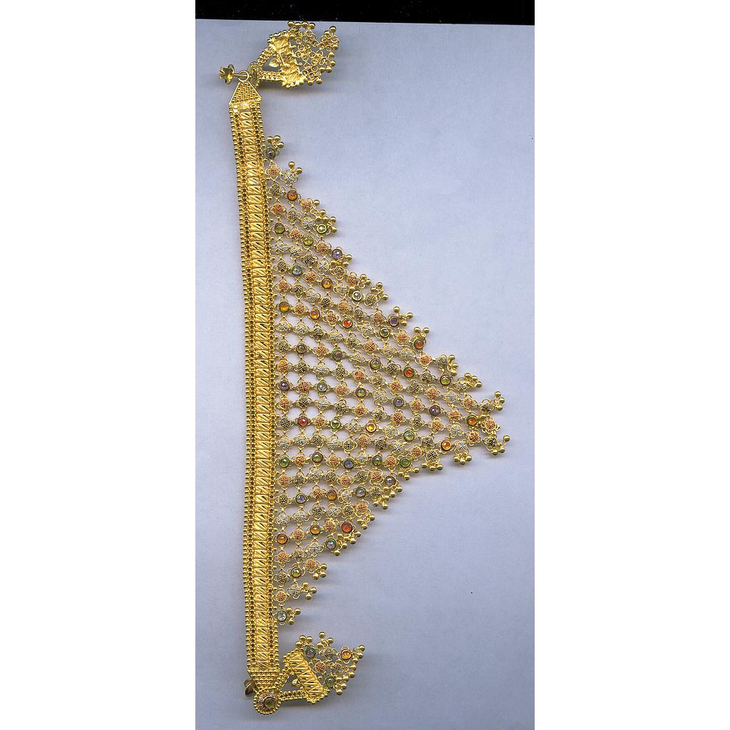 GOLD HALF SET ROUND PLAIN FANCY