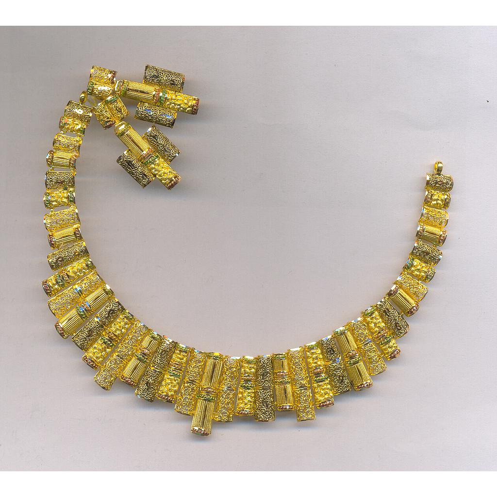 GOLD HALF SET ROUND PLAIN FANCY