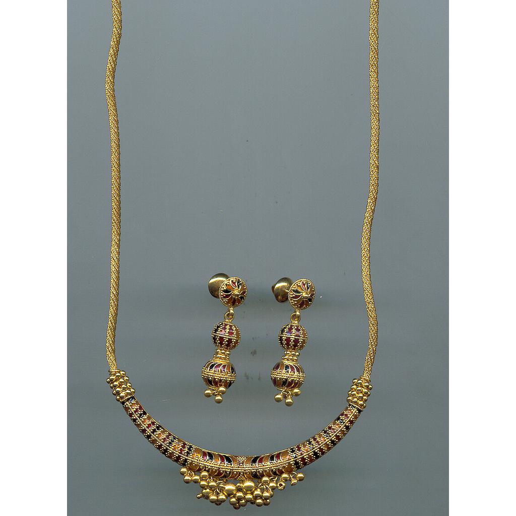 GOLD HALF SET ROUND PLAIN FANCY