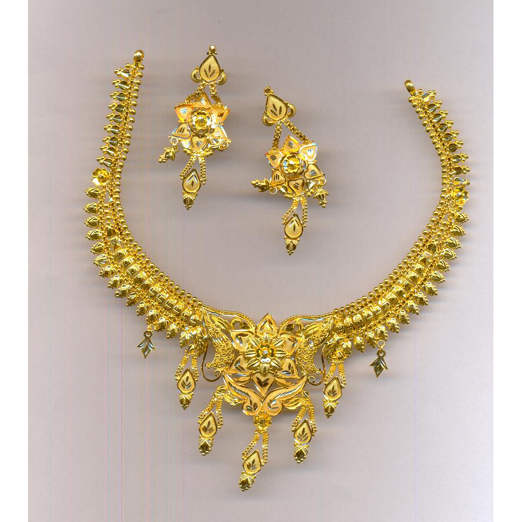 GOLD HALF SET ROUND PLAIN FANCY