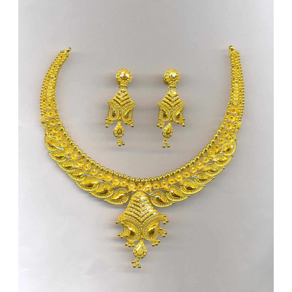 GOLD HALF SET ROUND PLAIN FANCY