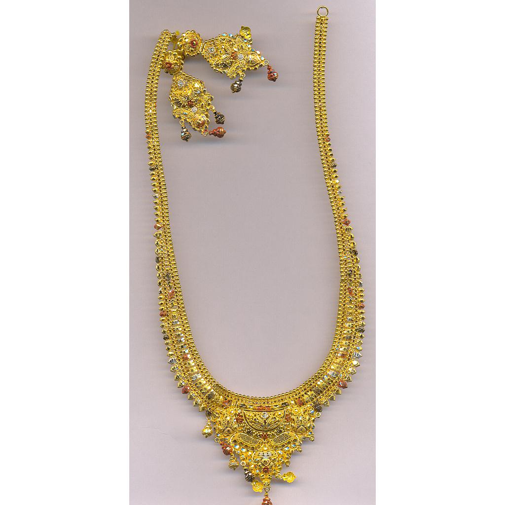 GOLD HALF SET ROUND PLAIN FANCY