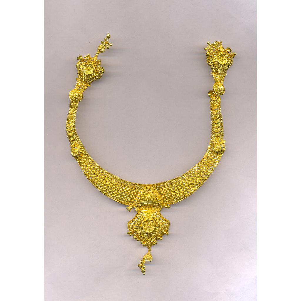 GOLD HALF SET ROUND PLAIN FANCY