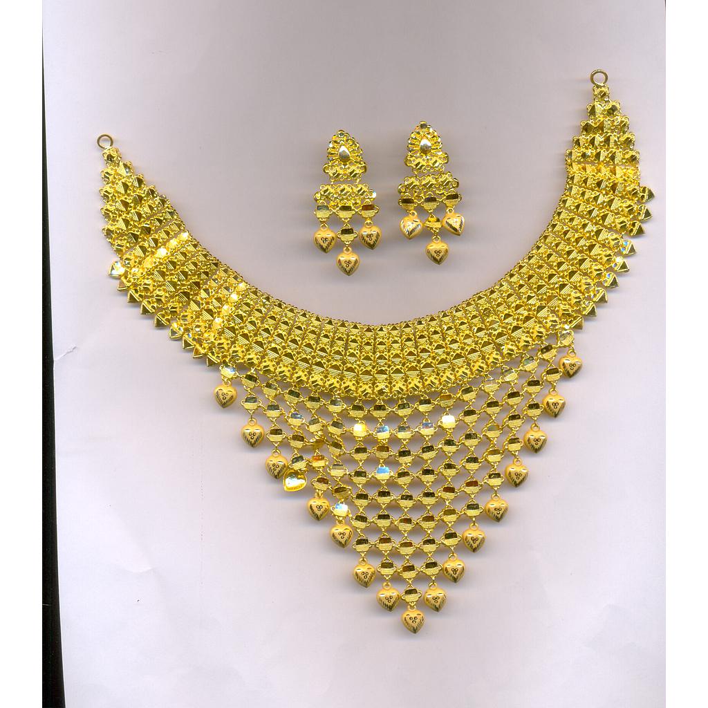GOLD HALF SET ROUND PLAIN FANCY