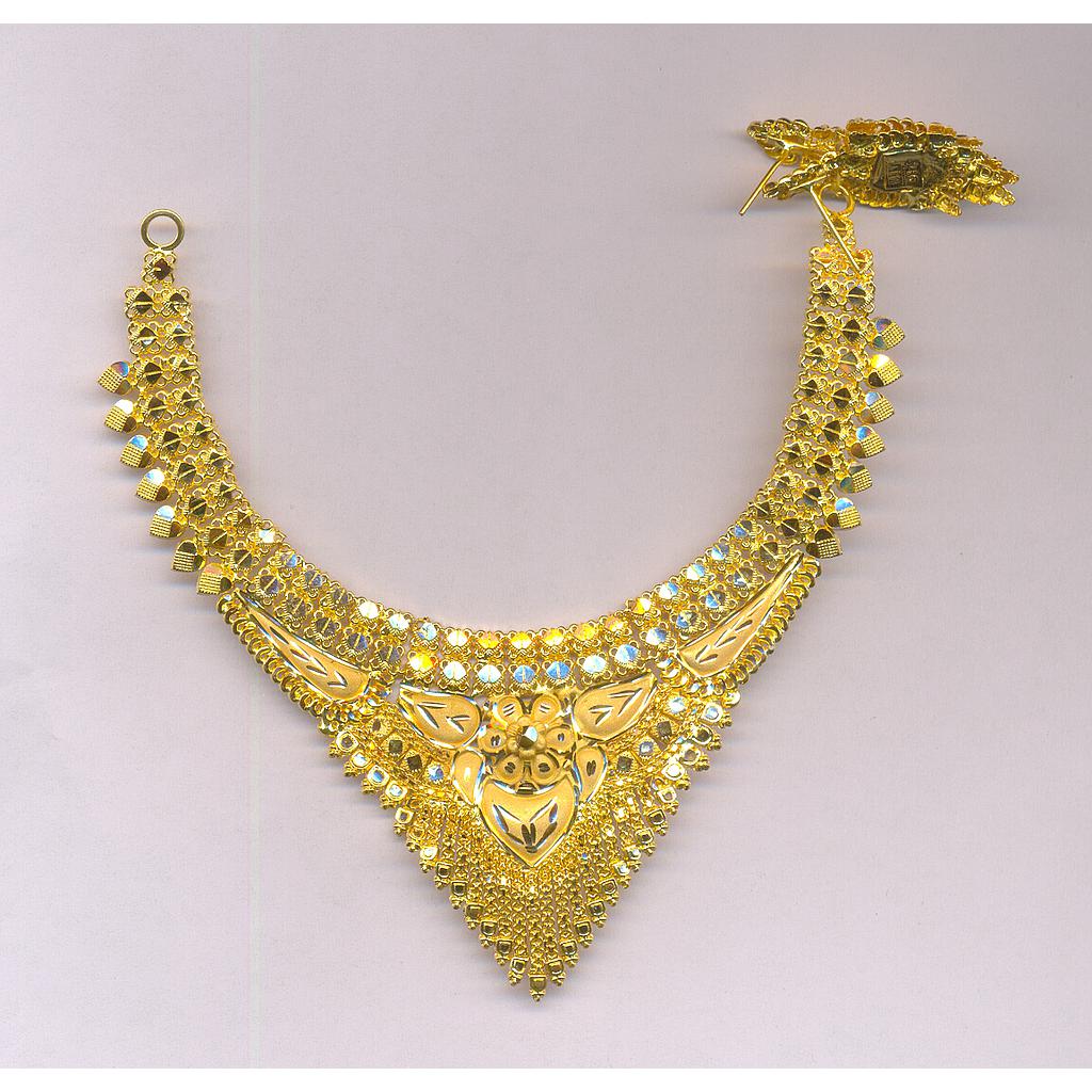 GOLD HALF SET ROUND PLAIN FANCY