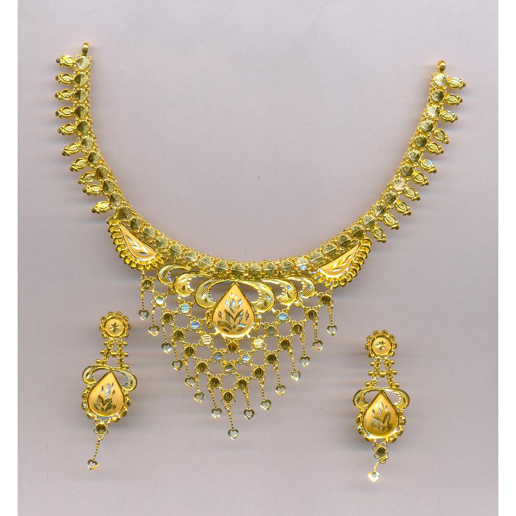 GOLD HALF SET ROUND PLAIN FANCY