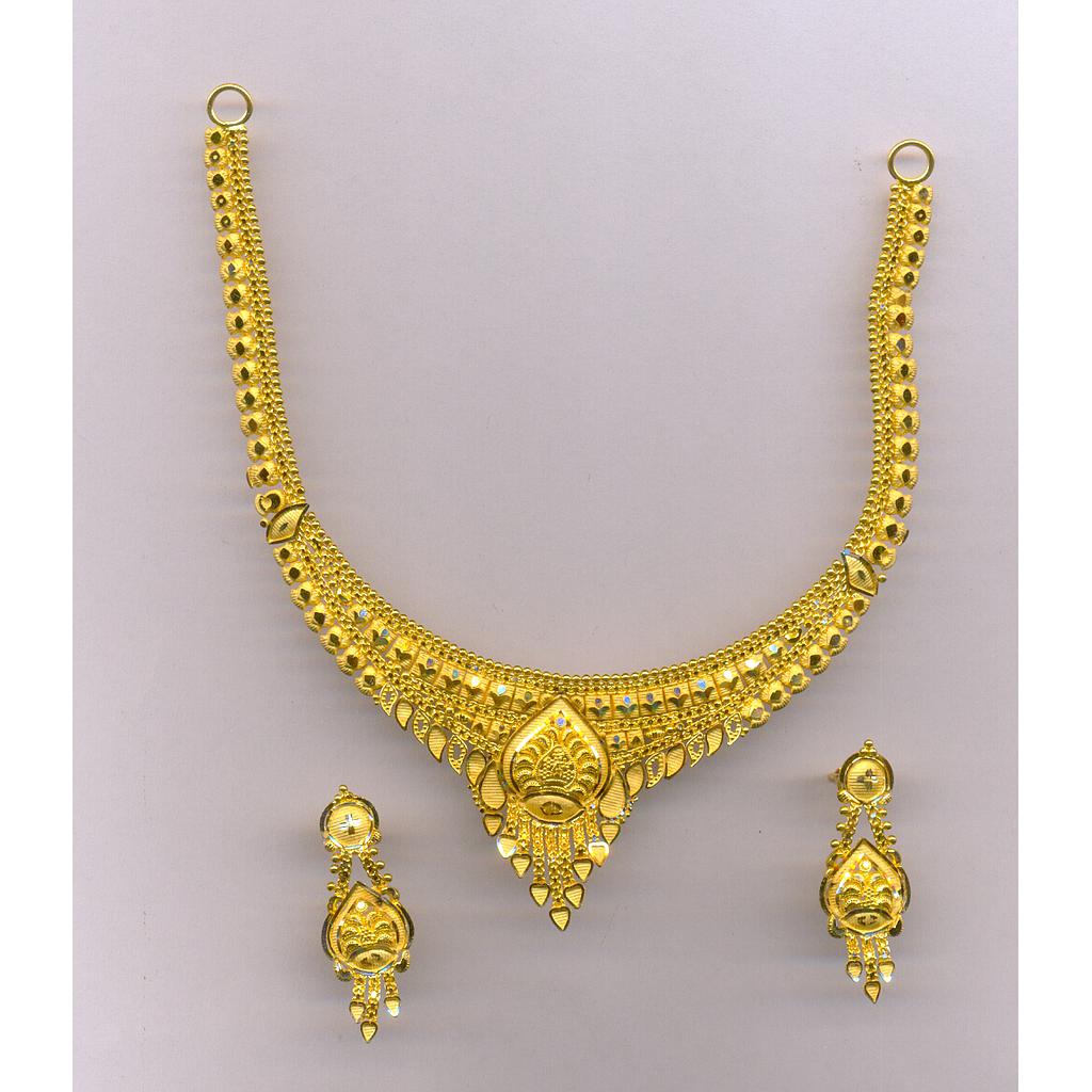 GOLD HALF SET ROUND PLAIN FANCY