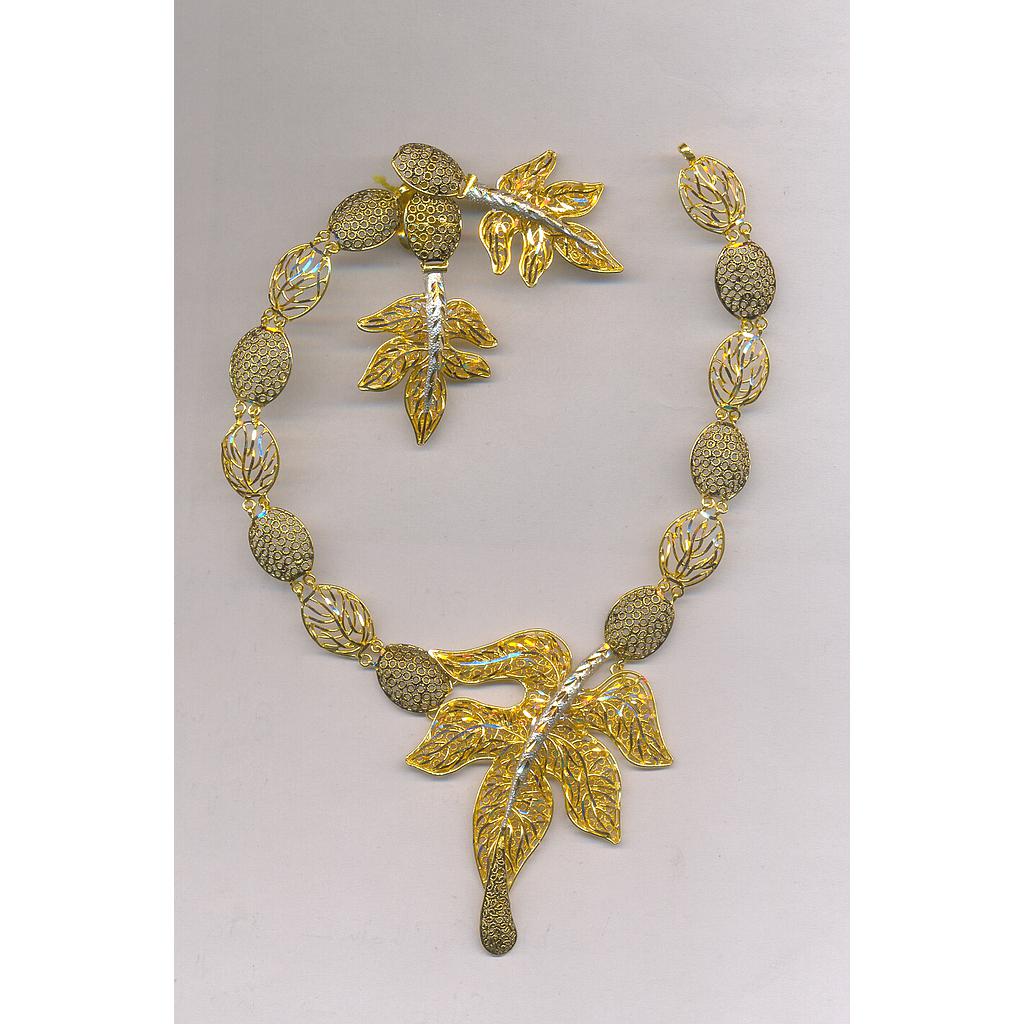 GOLD HALF SET ROUND PLAIN FANCY