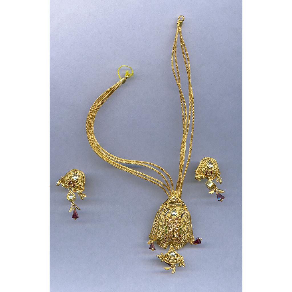 GOLD HALF SET ROUND PLAIN FANCY
