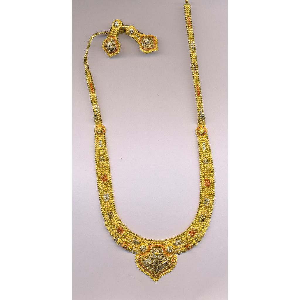 GOLD HALF SET ROUND PLAIN FANCY