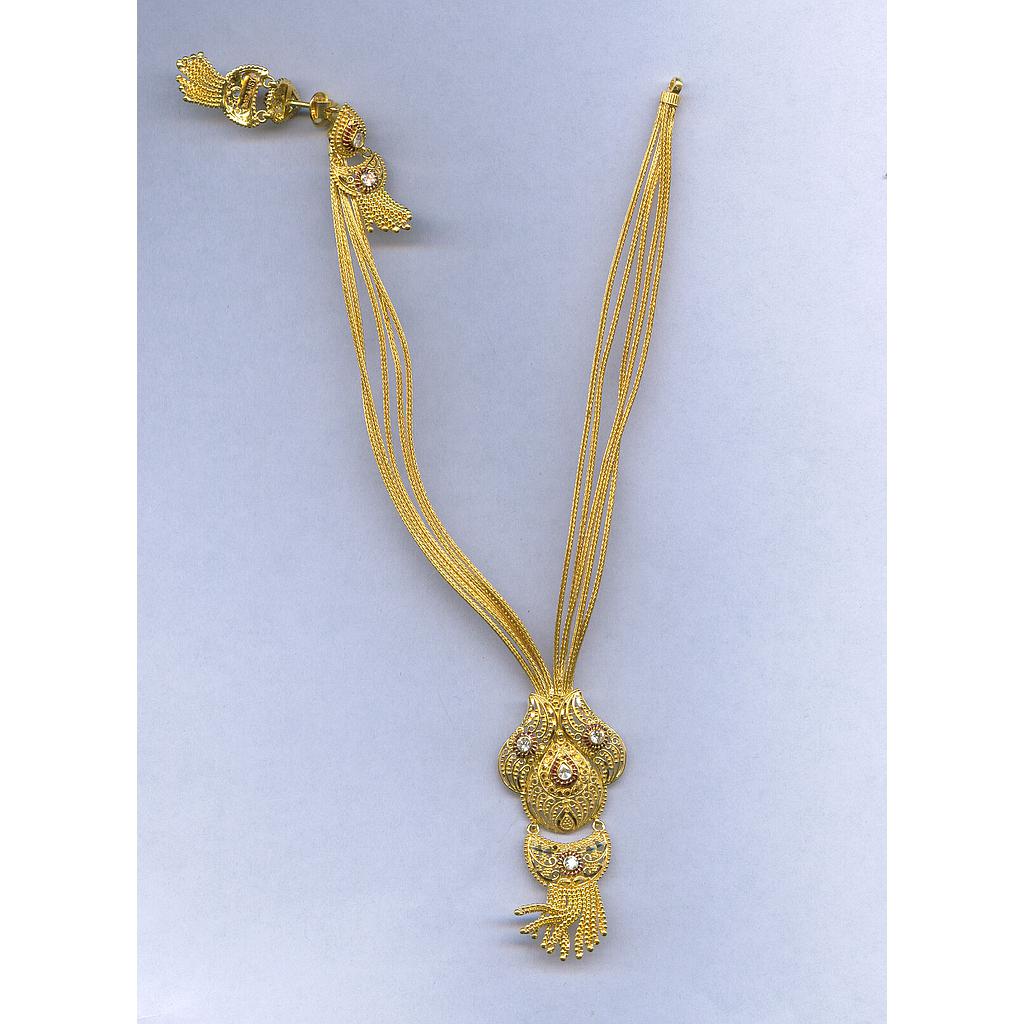 GOLD HALF SET ROUND PLAIN FANCY