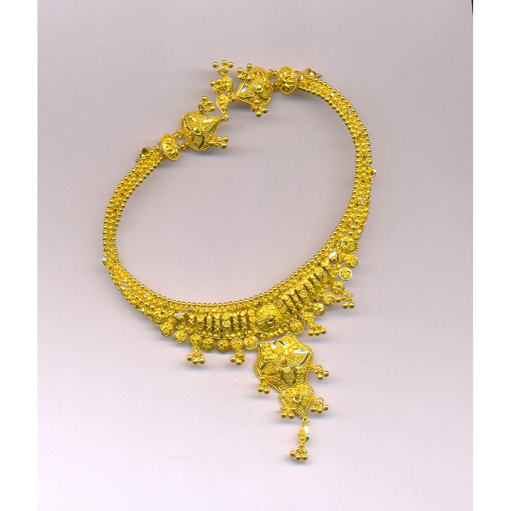 GOLD HALF SET ROUND PLAIN FANCY