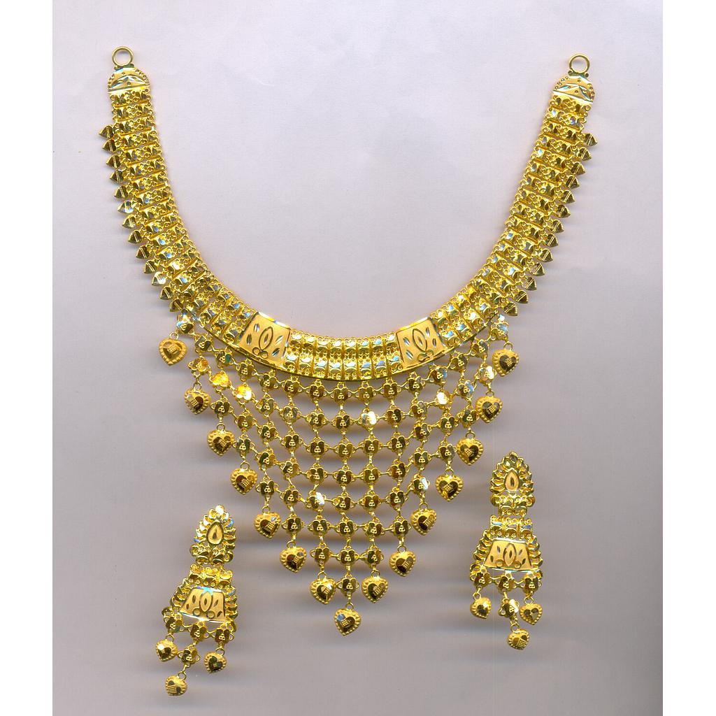 GOLD HALF SET ROUND PLAIN FANCY