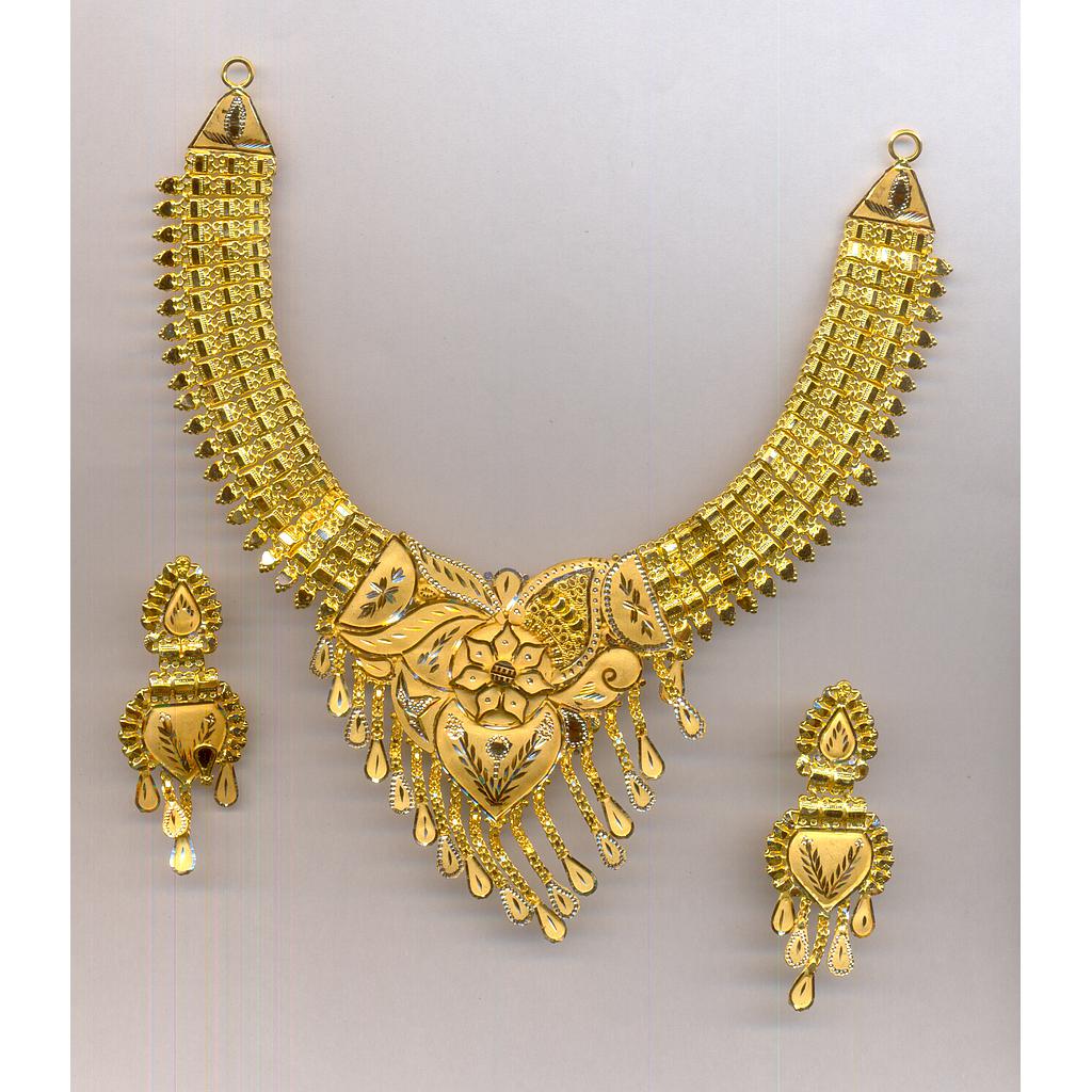 GOLD HALF SET ROUND PLAIN FANCY
