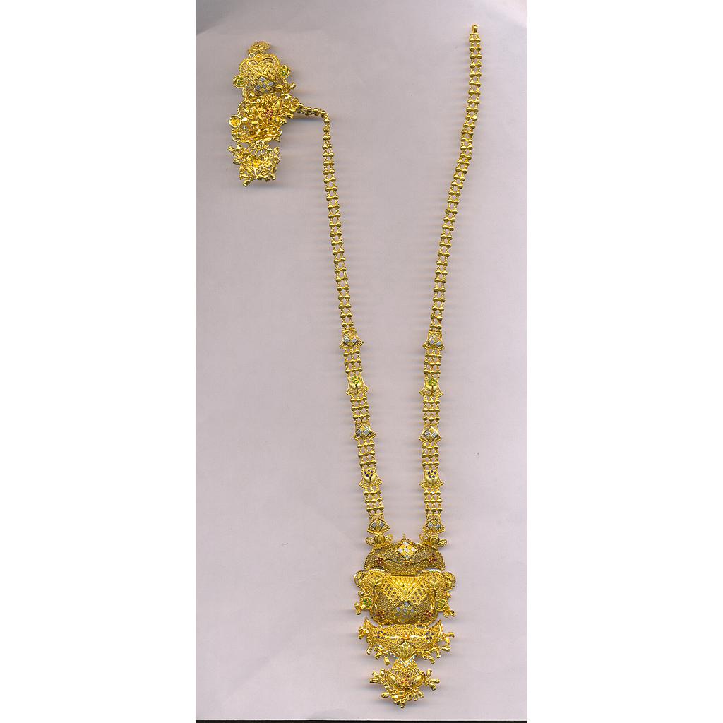 GOLD HALF SET ROUND PLAIN FANCY