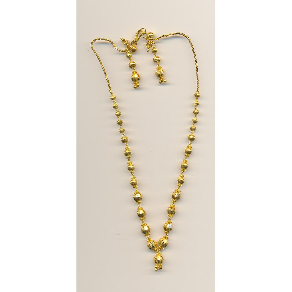GOLD HALF SET ROUND PLAIN FANCY