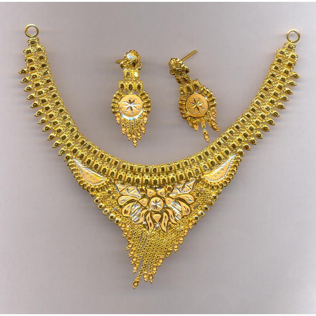 GOLD HALF SET ROUND PLAIN FANCY