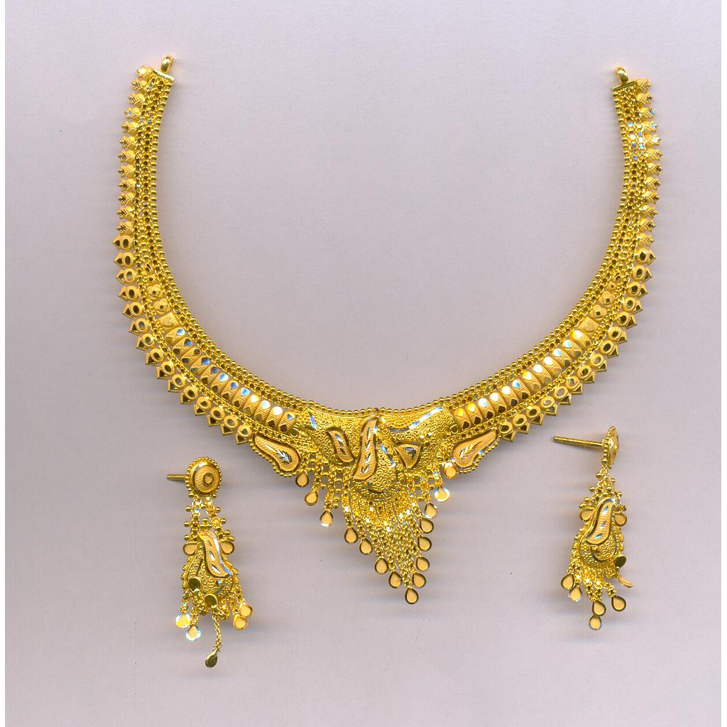GOLD HALF SET ROUND PLAIN FANCY