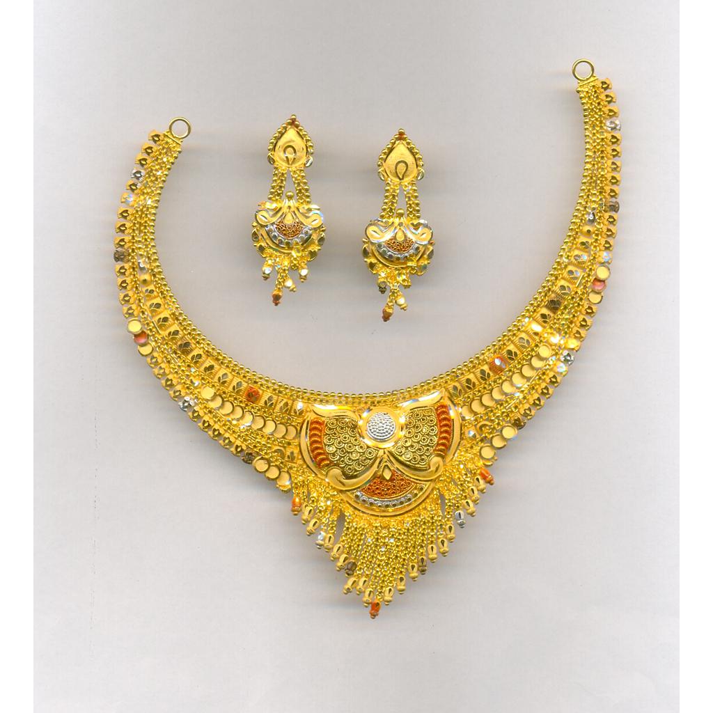 GOLD HALF SET ROUND PLAIN FANCY