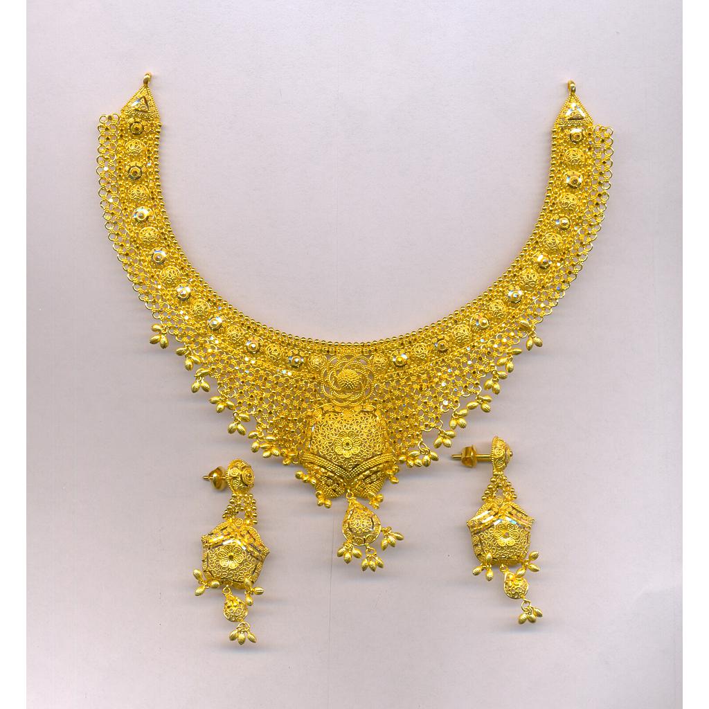 GOLD HALF SET ROUND PLAIN FANCY