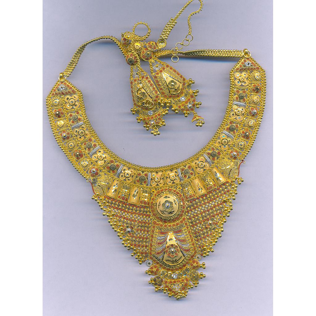 GOLD HALF SET ROUND PLAIN FANCY