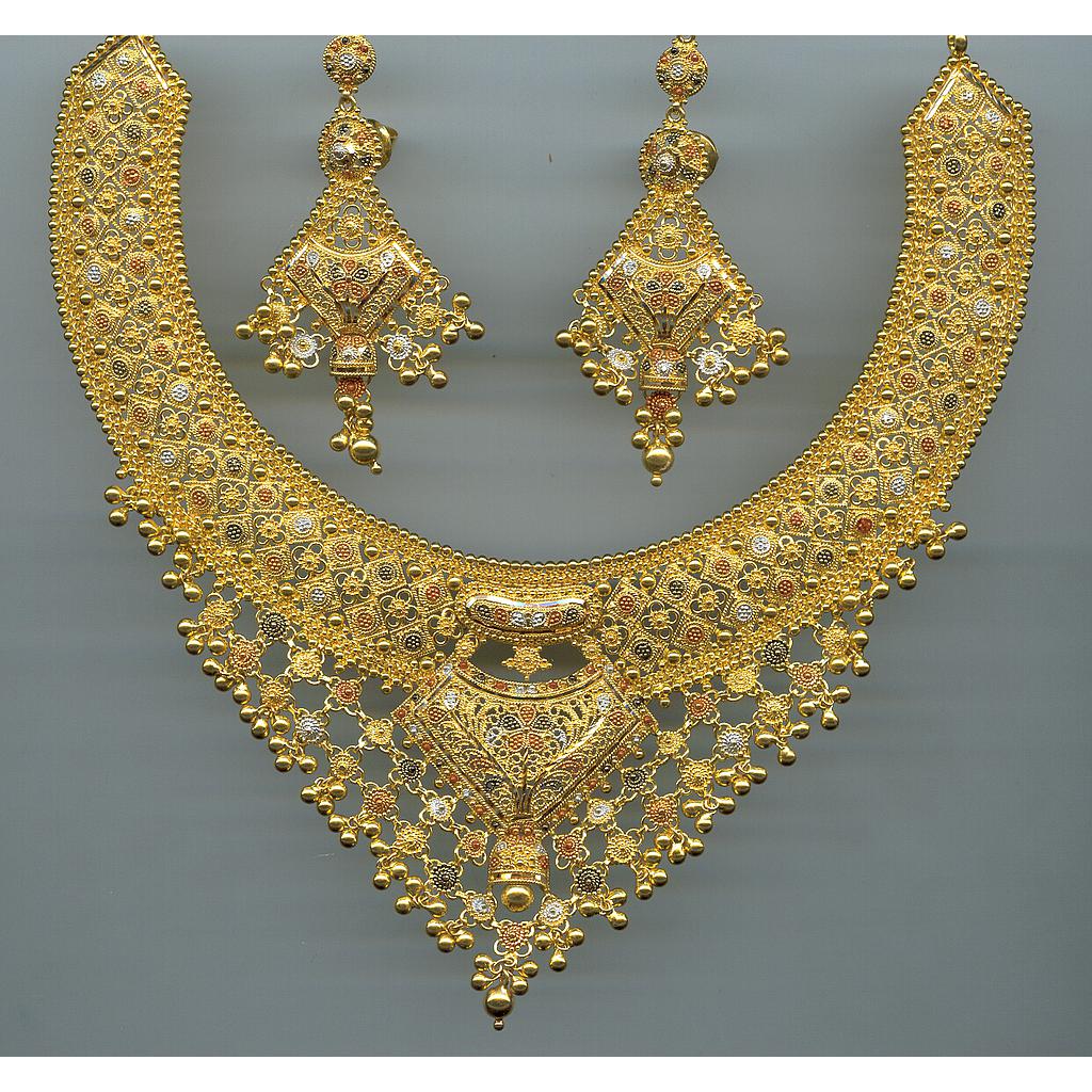 GOLD HALF SET ROUND PLAIN FANCY