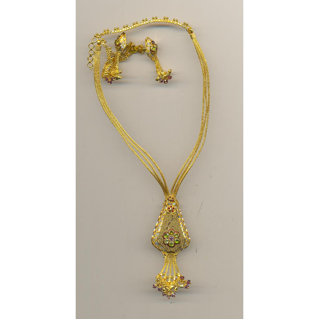 GOLD HALF SET ROUND PLAIN FANCY