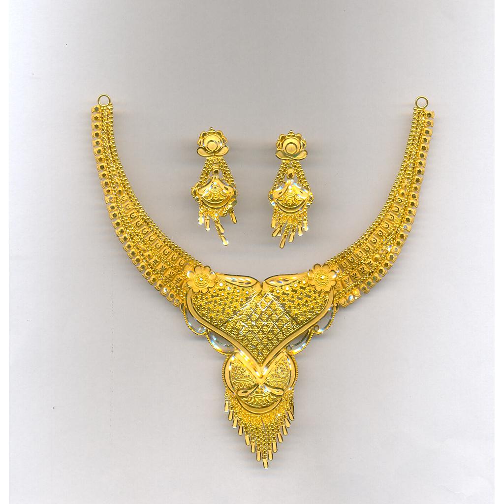 GOLD HALF SET ROUND PLAIN FANCY