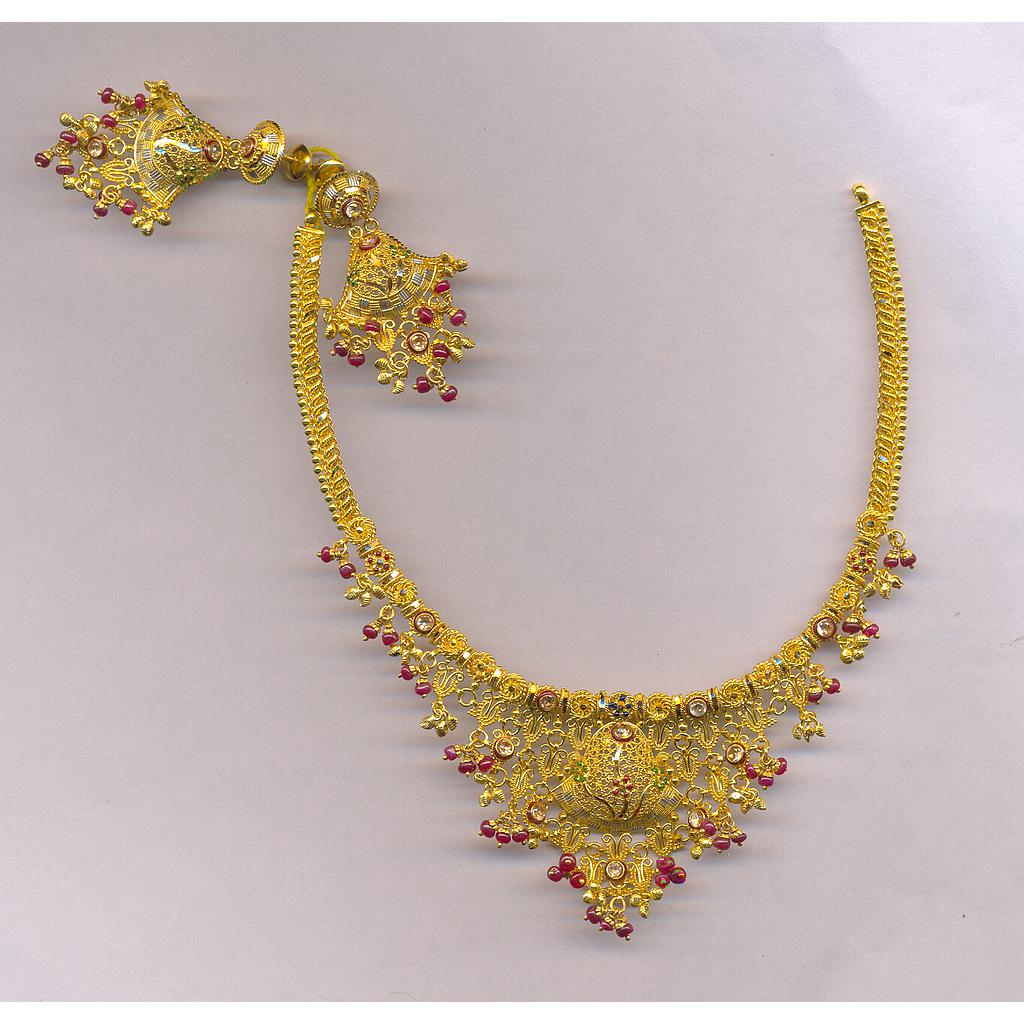 GOLD HALF SET ROUND PLAIN FANCY