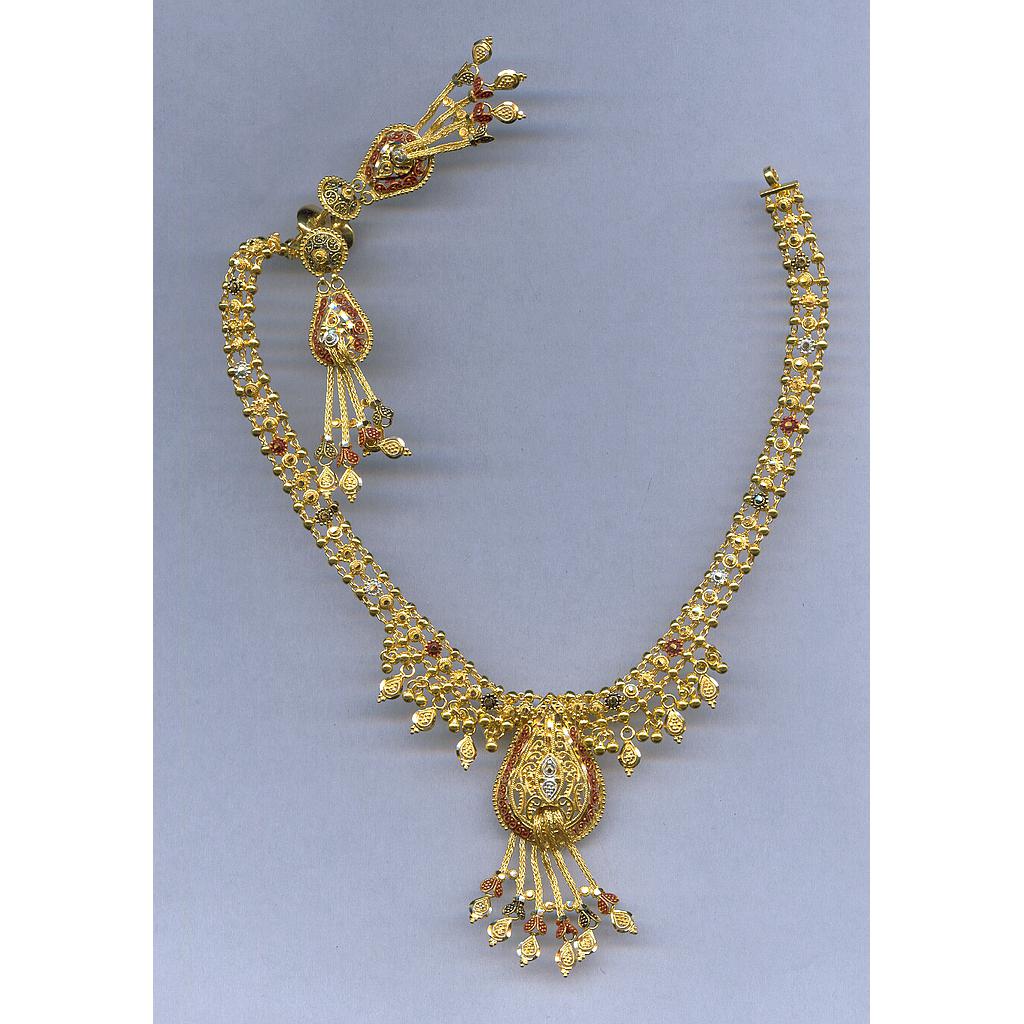 GOLD HALF SET ROUND PLAIN FANCY