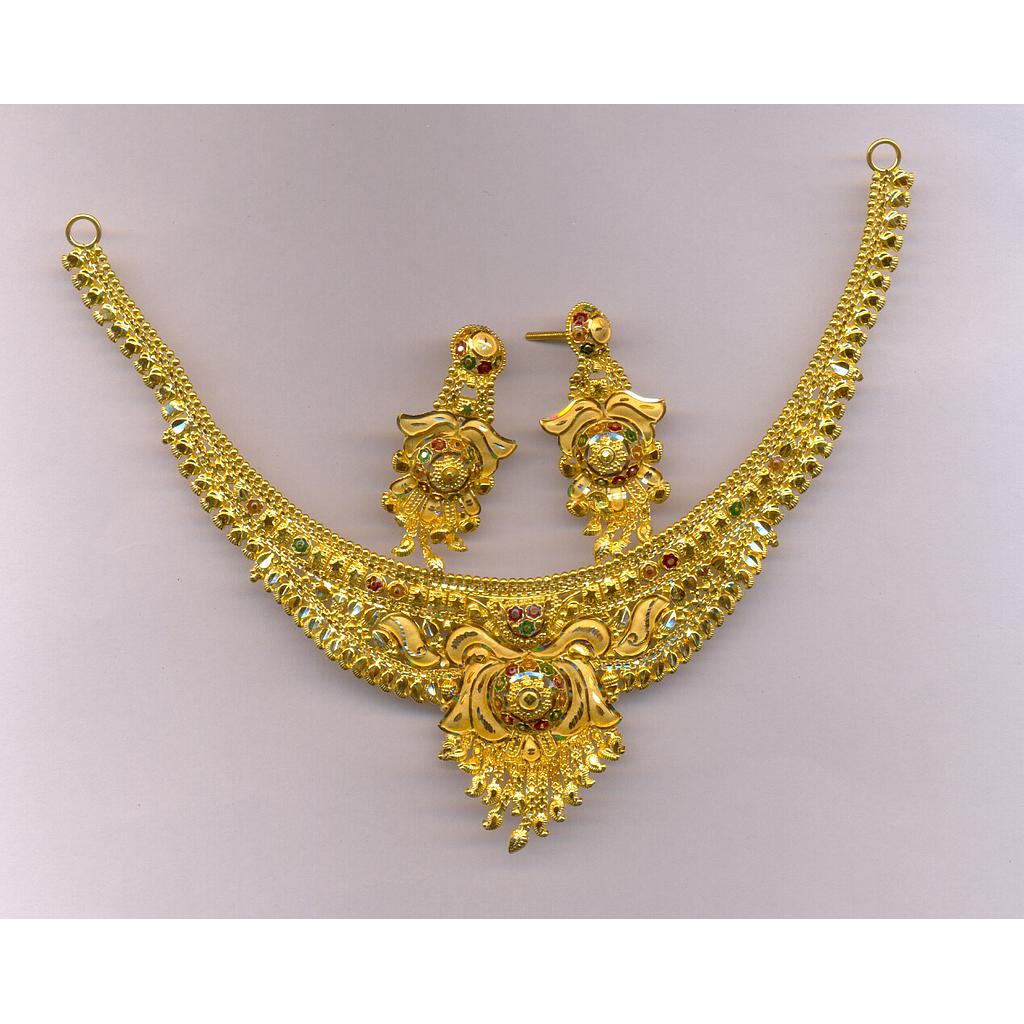 GOLD HALF SET ROUND PLAIN FANCY