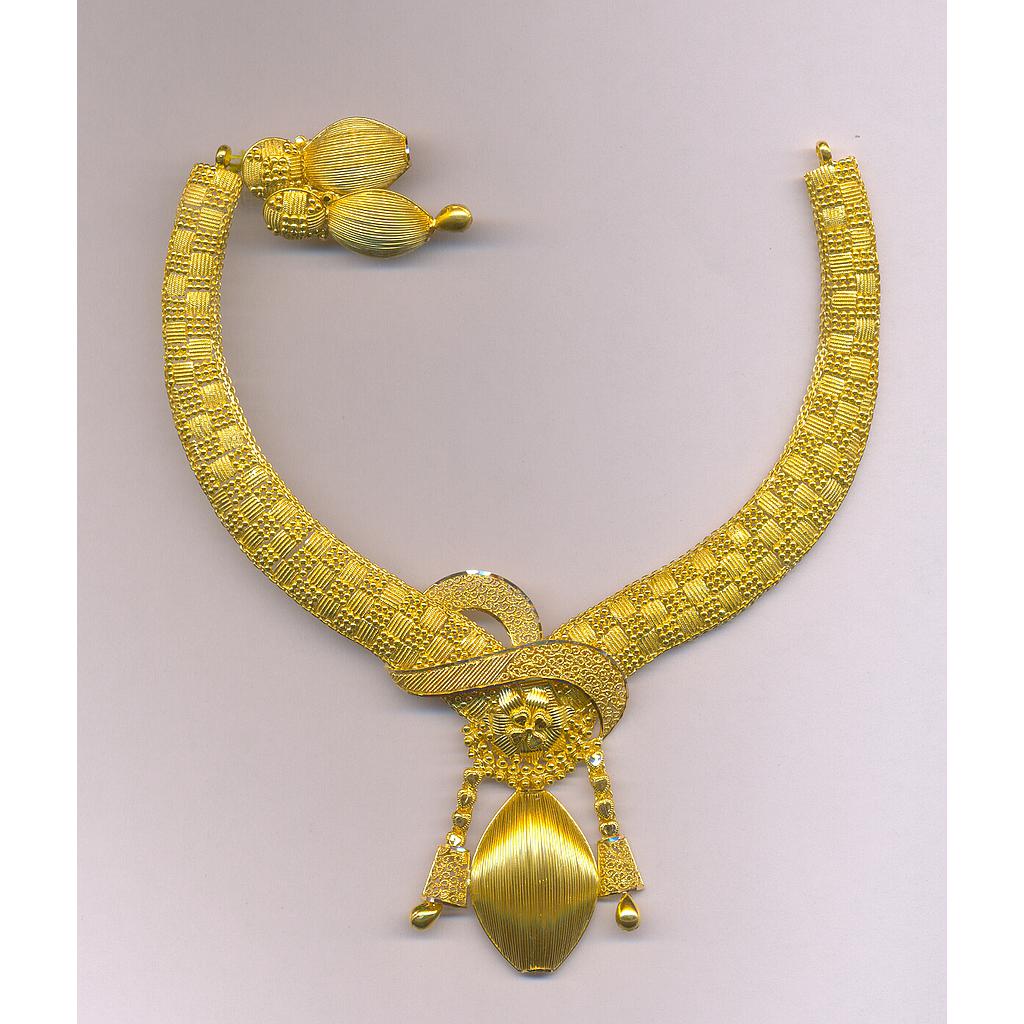 GOLD HALF SET ROUND PLAIN FANCY
