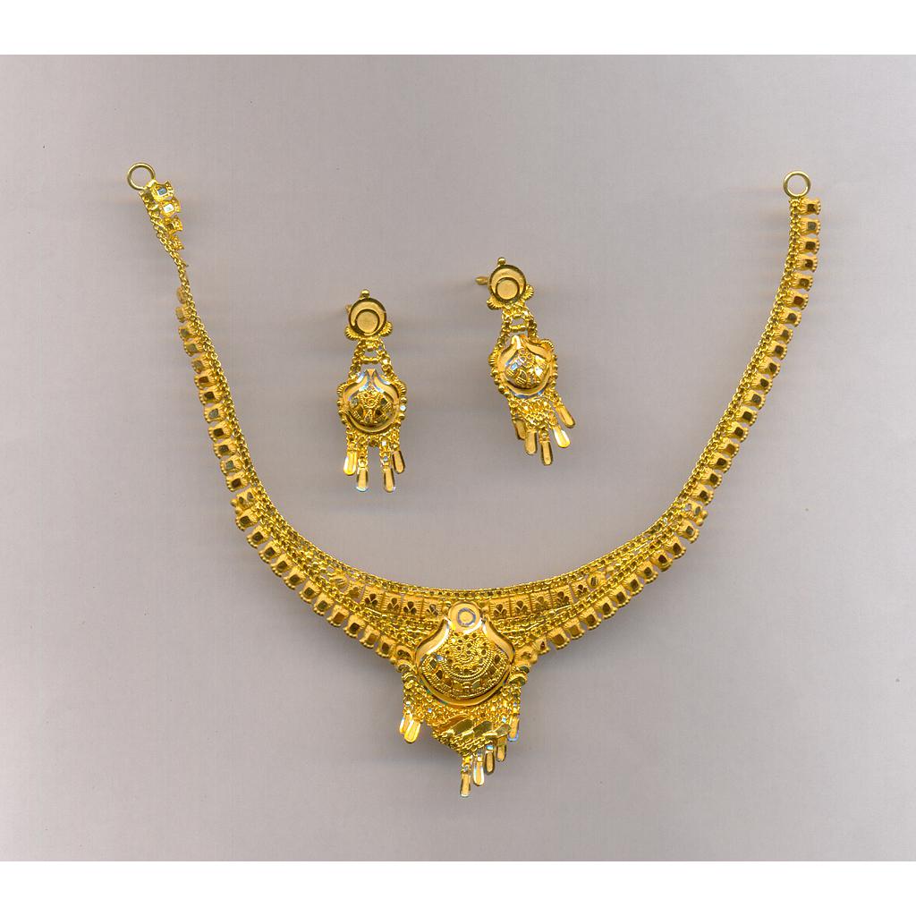 GOLD HALF SET ROUND PLAIN FANCY