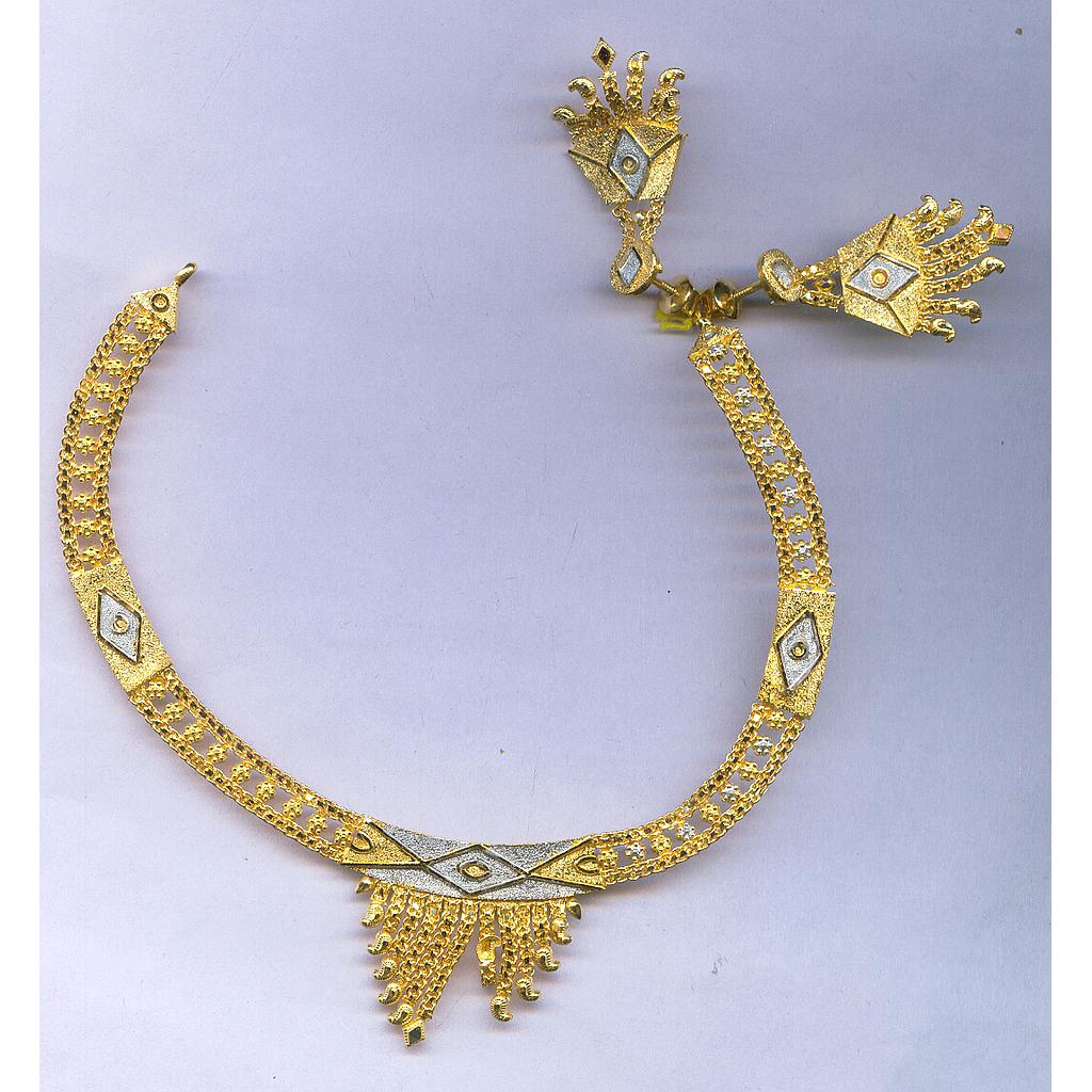 GOLD HALF SET ROUND PLAIN FANCY