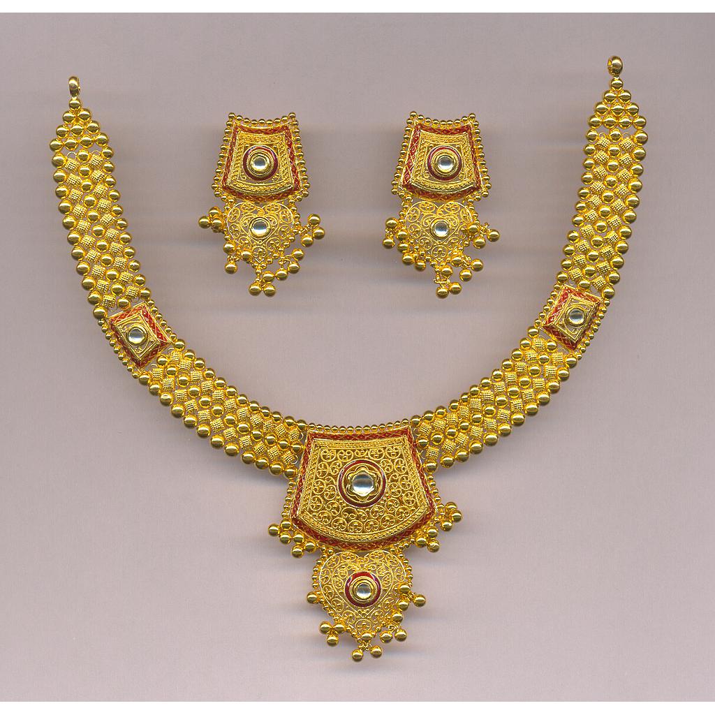 GOLD HALF SET ROUND PLAIN FANCY
