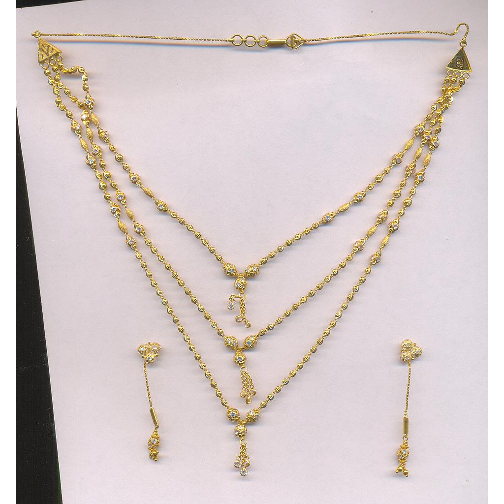GOLD HALF SET ROUND PLAIN FANCY