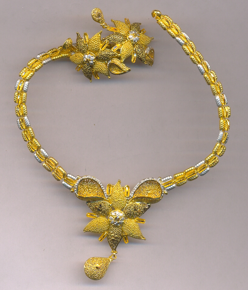 GOLD HALF SET ROUND PLAIN FANCY
