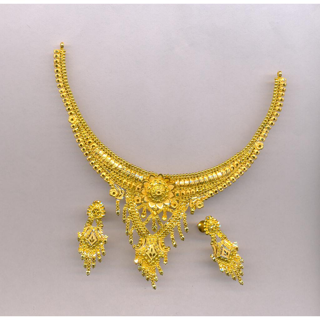 GOLD HALF SET ROUND PLAIN FANCY
