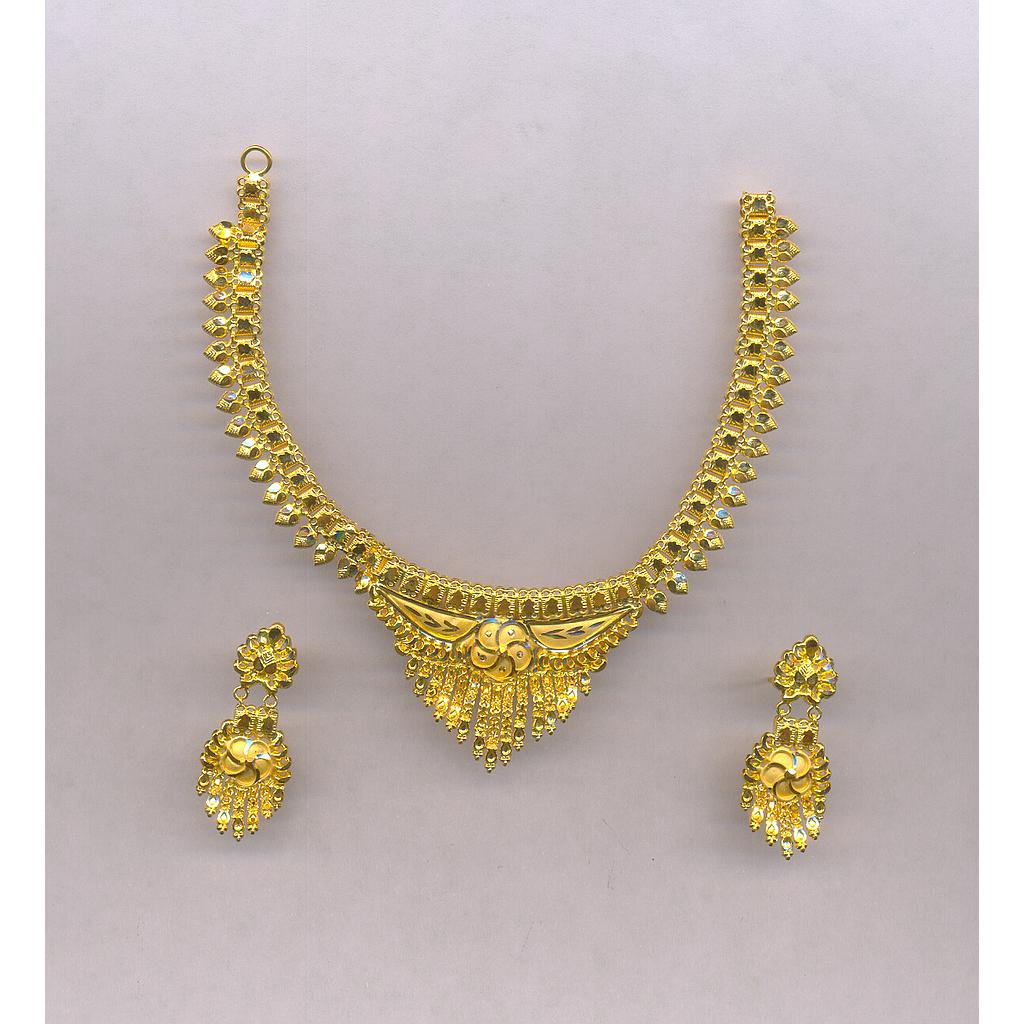 GOLD HALF SET ROUND PLAIN FANCY